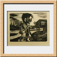 Gambartes Leonidas - 1943 Lin�leo  0.47x0.32