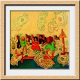 Ghiglioni Emilio - 2001  Mantel blanco   �leo 1.50x1.50