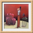 Rossia, Fernando - Y la democracia lleg� a cada hogar. 150 cm X 150 cm. Acr�lico sobre lienzo